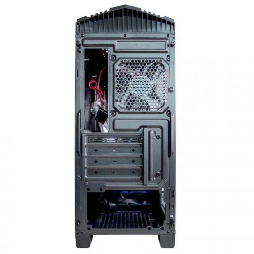 Gabinete Game Factor Csg500 Matx Red,Usb 3.0,1 Vent 120Mm S/Fte