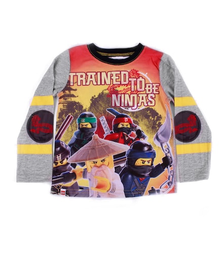 Pijama Lego Ninjago Negro Con Gris Para Niño