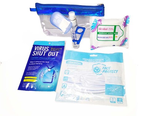 Kit sanitizante de viaje para proteccion personal