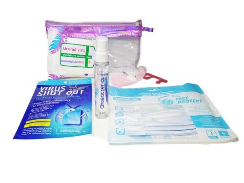 Kit sanitizante de viaje para proteccion personal