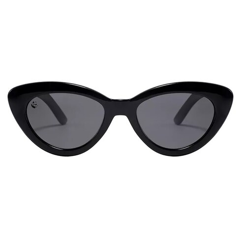 Lentes Gafas de Sol PANDAS para Mujer Dama Polarizados de Madera Ojo de Gato Cat Eye Oscuros UV400 Ajolote Negro