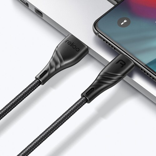 Cable Lightning a USB Carga y Datos Certificación MFI 1.2m