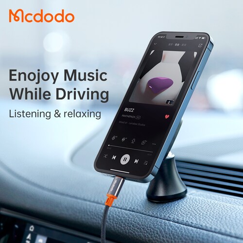 Cable de Audio Digital Retractil Lightning 1.8m