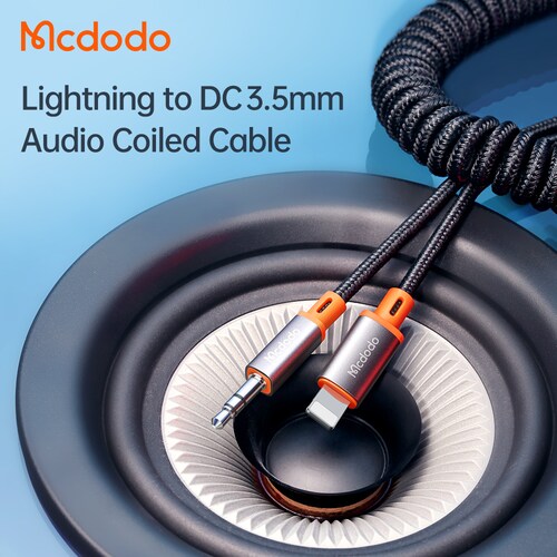 Cable de Audio Digital Retractil Lightning 1.8m