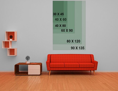 Cuadros Decorativos Set de 3 pzs figuras geométricas moderno Azul 40 X 60 cm