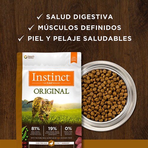 Instinct Original Receta de Pato 4.5 kg para Gatos