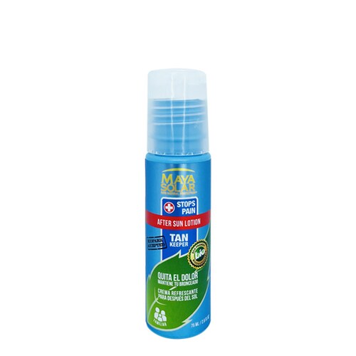 Crema Aftersun Biodegradable 75 ml. Ideal para Viajes. 100% Biodegradable. Maya Solar