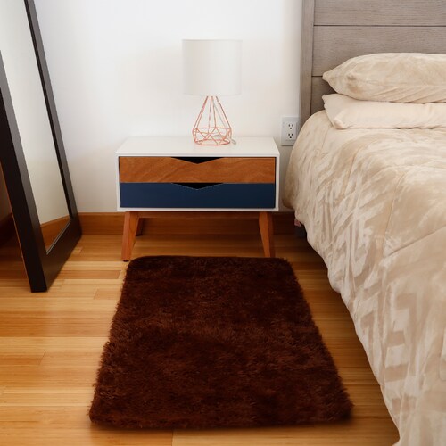 Tapete shag café 1.10x.60 m