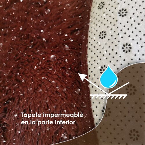Tapete shag café 1.10x.60 m