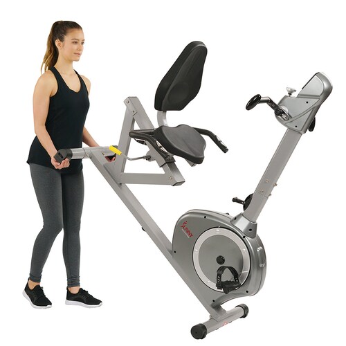 Bicicleta Reclinada con Ejercitador de Brazos Sunny Health & Fitness SF-RB4631