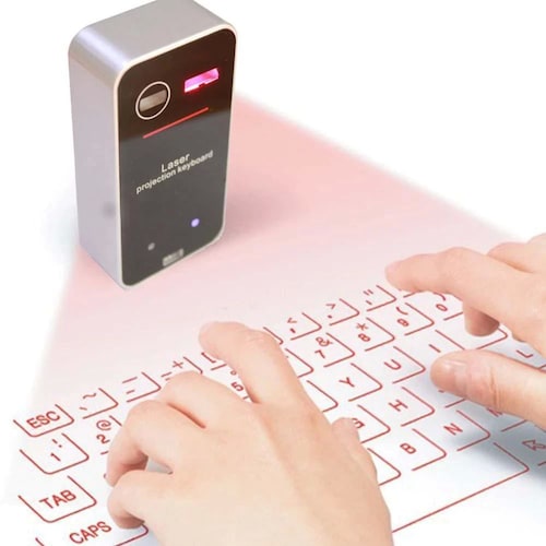 Teclado Virtual Mini Proyector Laser Bluetooth Modelo B English