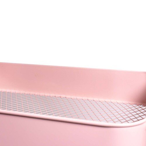 Carrito Organizador Multiusos Movible 3 Niveles Metálico ROSA.