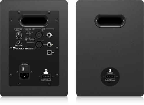 Monitores Para Estudio Behringer STUDIO50USB De 5" y Entrada USB 
