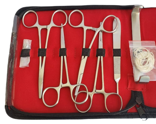 Estuche de disección, 20 piezas, Hergom