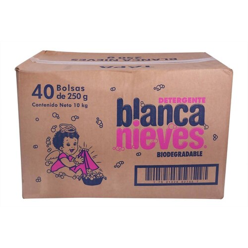 Detergente en Polvo Blanca Nieves 40 pzas de 250 g