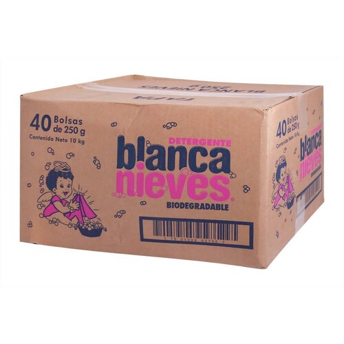 Detergente en Polvo Blanca Nieves 40 pzas de 250 g