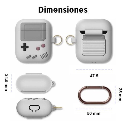 Funda para Airpods Game Boy Clásico