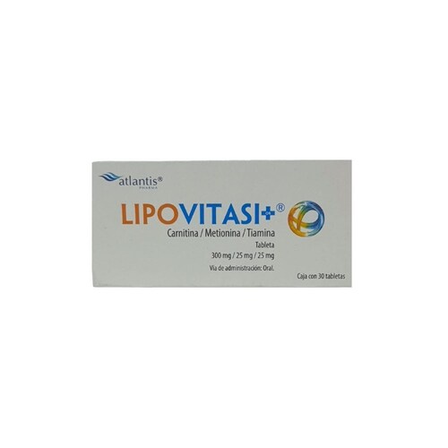 Lipovitasi + Carnitina/Metionina/Tiamina 30 Tabletas Altantis Pharma