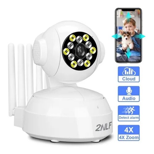 Cámara De Seguridad Wifi Con Alarma Detección De Movimien