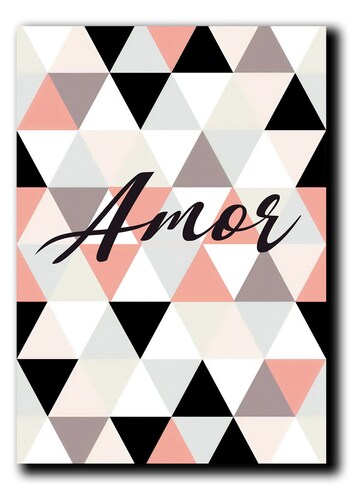 Cuadros Decorativos Set de 3 pzs Canvas fe y amor #2 60 X 90 cm