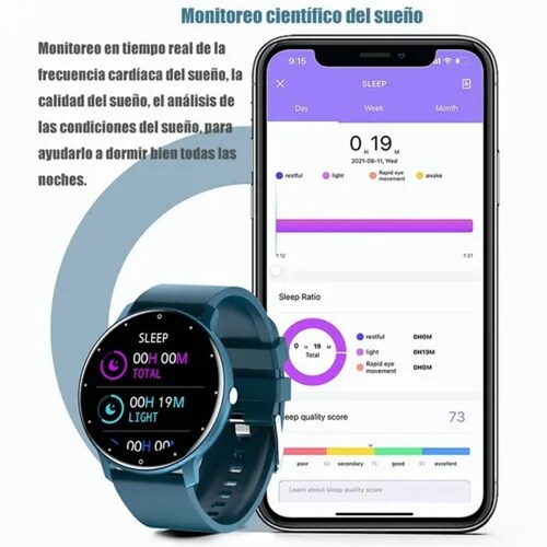 Reloj Inteligente Bluetooth 1.28 Zl02 Impermeable