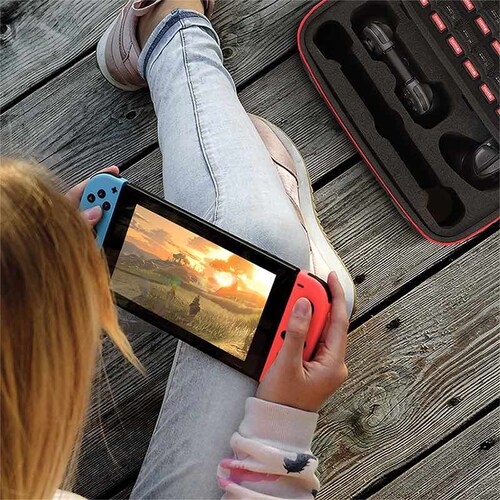 Estuche Rígido para Nintendo Switch Funda de Viaje Redlemon