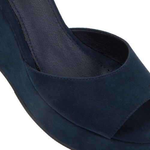 Kit de 2 pares de sandalias casuales marca Vi Line color rosa y azul marino, mod. 1034234