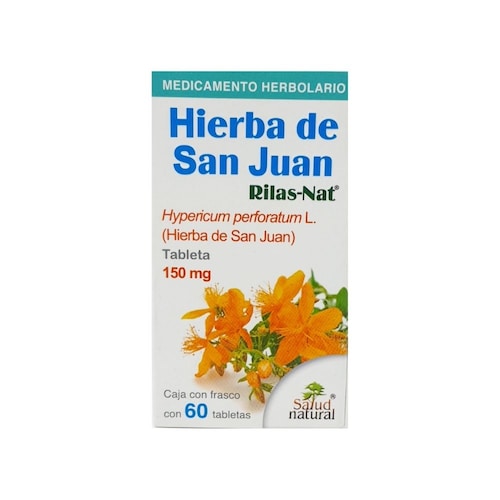 Hierba De San Juan Rilas Nat 60 Tabs 150 Mg Salud Natural 