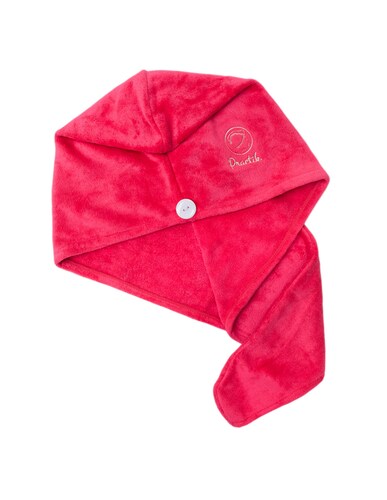 Toalla Turbante Para Pelo Ajustable Practik Fucsia