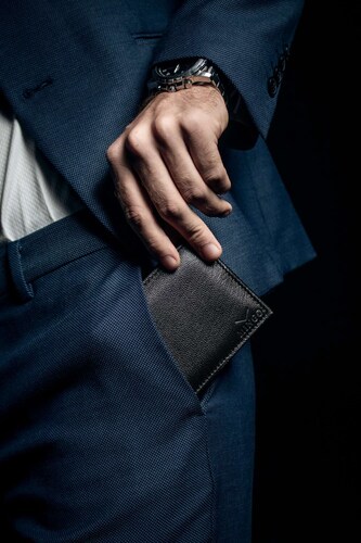 Cartera de piel para caballero MINGO | Billetera para hombre
