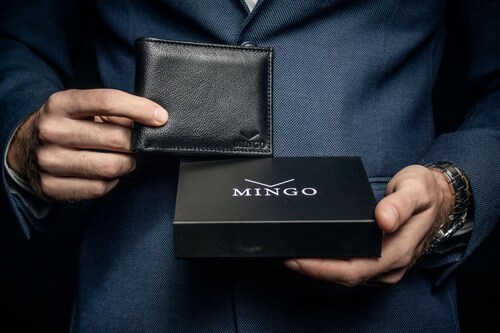 Cartera de piel para caballero MINGO | Billetera para hombre