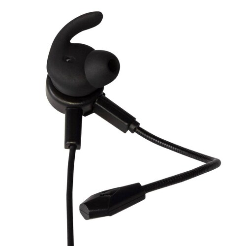Audifonos Game Factor Epg500, Microfono Removible, 3.5Mm, Negro