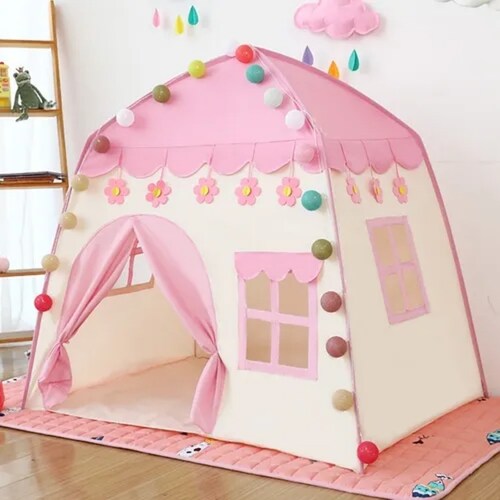 Casa De Niñas Castillo Princesa Juguete Interior Tienda