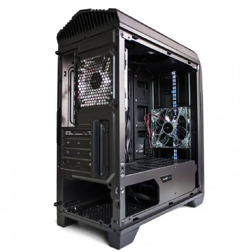 Gabinete Gamer Game Factor Csg-500 Atx Negro/Azul