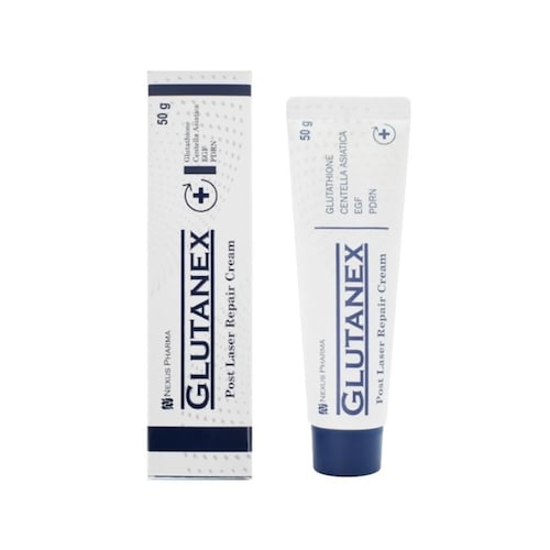 Crema Reparadora GLUTANEX REPAIR CREAM / Glutatión, PDRN, Centella Asiática y EGF's / Reparación Antioxidante y Aclarante / 50ml / De Corea del Sur