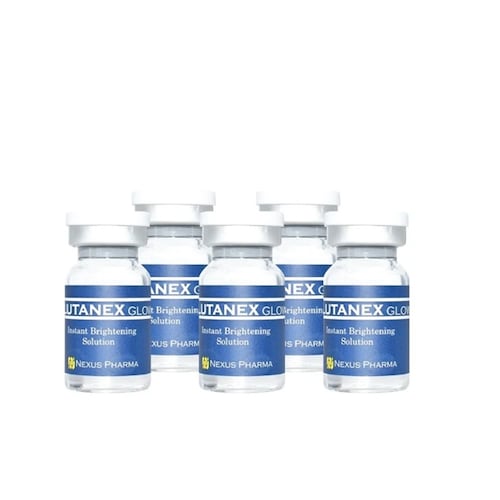 Solución GLUTANEX GLOW / Sistema de Rejuvenecimiento Facial / Glutatión, PDRN, Péptidos y EGF's / Antioxidación, Aclaramiento, Despigmentación, Brillo y Regeneración / De Corea del Sur