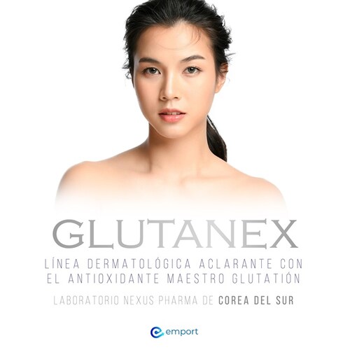 Solución GLUTANEX GLOW / Sistema de Rejuvenecimiento Facial / Glutatión, PDRN, Péptidos y EGF's / Antioxidación, Aclaramiento, Despigmentación, Brillo y Regeneración / De Corea del Sur