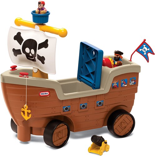 Little Tikes Play 'n Scoot Barco Pirata Sonidos Y Accesorios