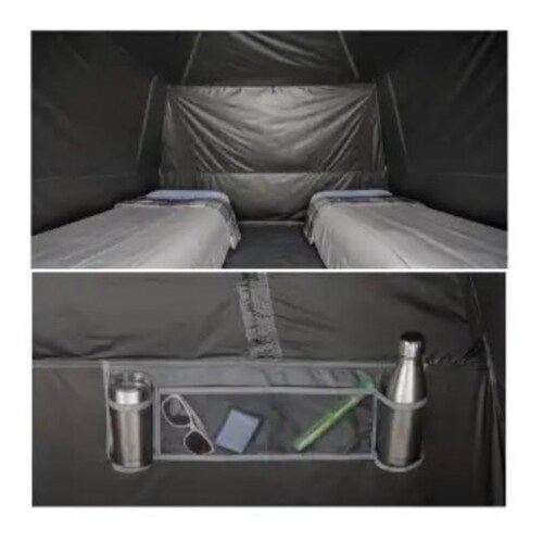 Tienda Para Acampar Instantánea Campvalley Tipo Cabaña Para 6 Personas