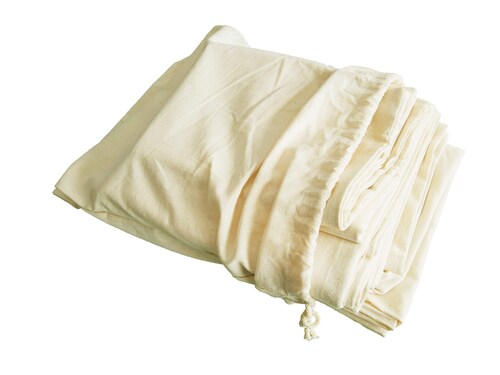 Juego De Sábanas Queen Size Manta Prelavada 100% Algodón Color Hueso.