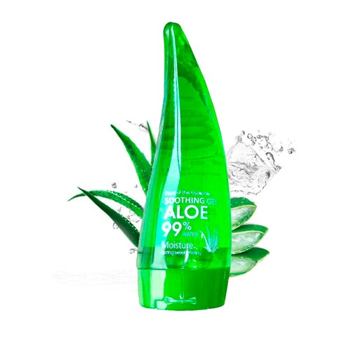 Aloe Vera Gel Refrescante E Hidratante Soothing Moisture + Gel Enriquecido Set De 2 Piezas 