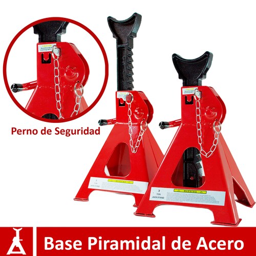 Torres Para Automovil 3 Ton Doble Seguro Gutstark
