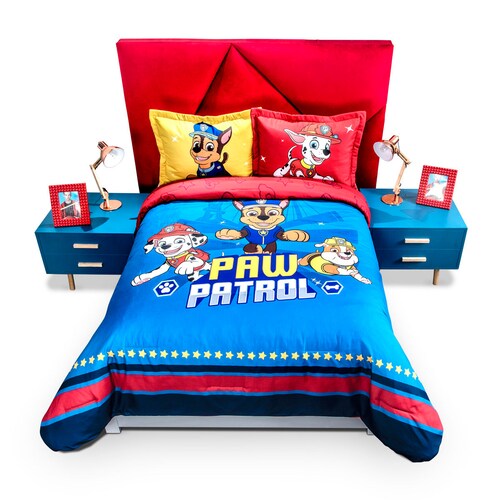 Juego de edredón Paw Patrol Team matrimonial, intima hogar