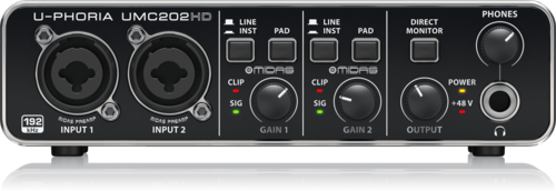 BEHRINGER UMC202HD INTERFAZ DE AUDIO 2 CANALES