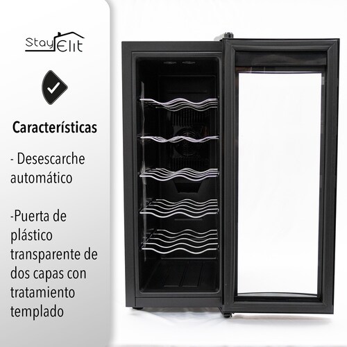 Cava De Vinos Enfriador 12 Botellas Hogar Bar Stay Elit