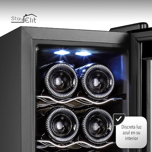 Cava De Vinos Enfriador 12 Botellas Hogar Bar Stay Elit