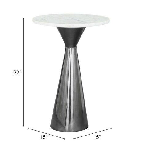 Mesa Lateral Tim Negro - Kessa