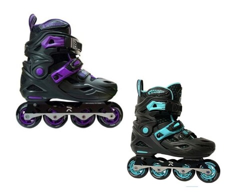 Patines en linea Ajustables Roadshow con Funda Cubreruedas y Maleta Omniroller 