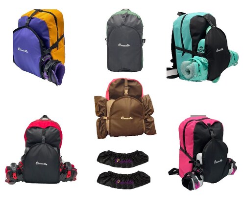 Patines en linea Ajustables Roadshow con Funda Cubreruedas y Maleta Omniroller 