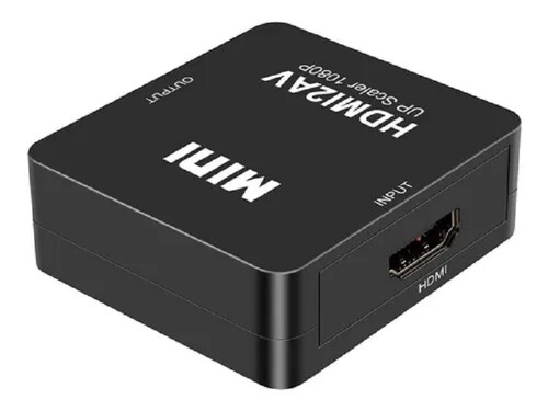 Adaptador convertidor HDMI a RCA Negro